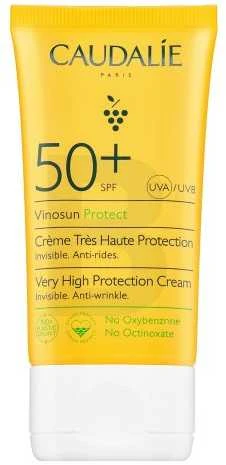Caudalie Vinosun Protect Kreminis SPF 50 apsauginis kremas nuo saulės, 50 ml