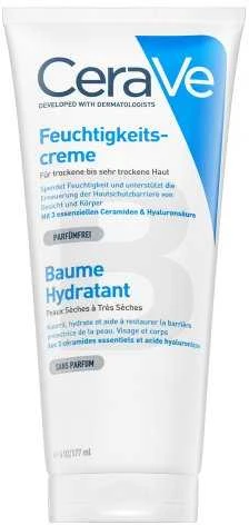 Drėkinamasis veido ir kūno kremas sausai ir labai sausai odai Cerave Moisturising Cream, 177 ml