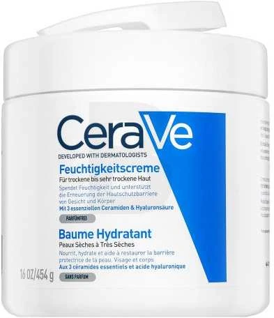 Drėkinamasis veido ir kūno kremas sausai ir labai sausai odai Cerave Moisturising Cream, 454 g