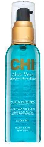 Aliejus garbanotiems plaukams CHI Aloe Vera with Agave Nectar Curls Defined Oil 89ml