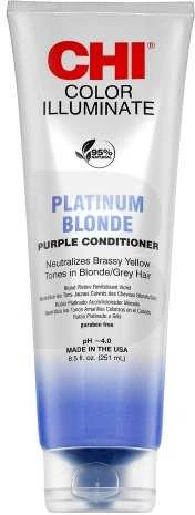 Šaltą atspalvį suteikiantis kondicionierius CHI Color Illuminate Platinum Skirtas šviesiems plaukams Conditioner 251 ml