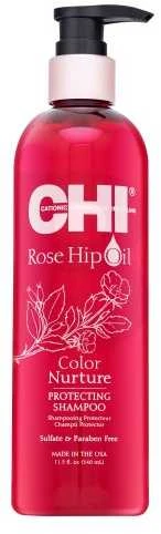 Farouk Systems Dažytų plaukų šampūnas CHI Rose Hip Oil Šampūnas 340ml