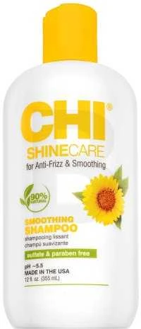 Glotninantis šampūnas CHI Shine Care Smoothing Šampūnas 355ml