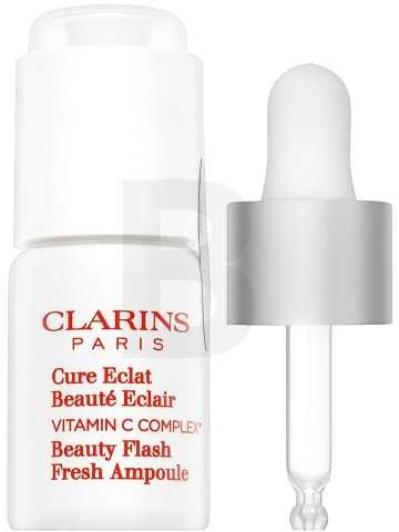 Clarins Beauty Flash Fresh Ampoule skaistinantis serumas veidui su vitaminu C, 8 ml