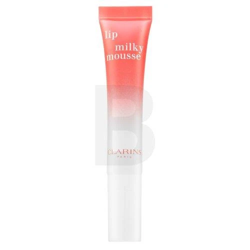 Clarins Lip Milky Mousse Satin Finish Lūpų balzamas 01 Milky Strawberry, 10 ml