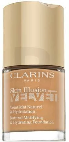 „Clarins Skin Illusion Velvet Matte Natural Finish“ skystas makiažo pagrindas, 108W smėlio spalvos, 30 ml