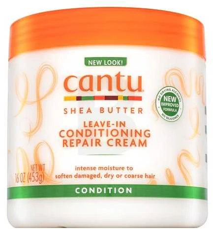 "Cantu" taukmedžio sviestas "Leave-In" kondicionuojantis atkuriamasis kremas 453g