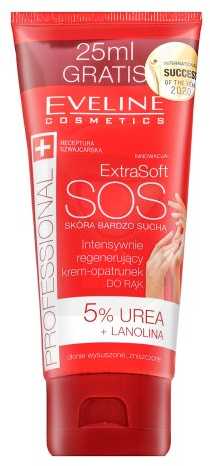 Eveline Cosmetics Eveline Extra Soft SOS intensyviai regeneruojanti rankų kreminė kaukė, 100 ml