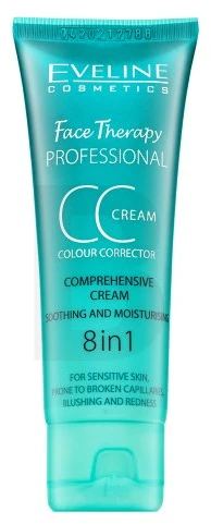 Eveline Cosmetics Eveline Sos CC Kremas 8in1 raminantis ir drėkinantis CC kremas, 30 ml