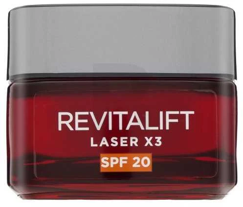 L'Oréal Paris Revitalift lazerinis X3 Anti-Age Day Kreminis SPF 20, 50 ml