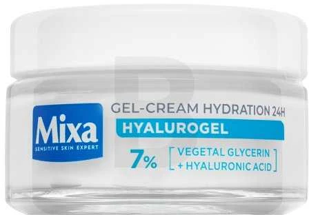 MIXA Ekspert Hyalurogel Light intensyviai drėkinantis gelinis veido kremas, 50 ml