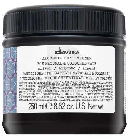 Davines ALCHEMIC Conditioner Sidabrinis kondicionierius platininėms blondinėms / šviesintiems plaukams, 250 ml