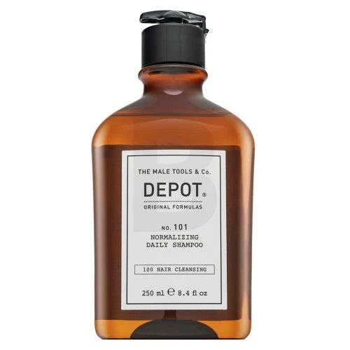 Depot 100 plaukų valymo priemonė Nr. 101 su botaniniu kompleksu. Normalizuojanti plaukų šampūnas, 250 ml.