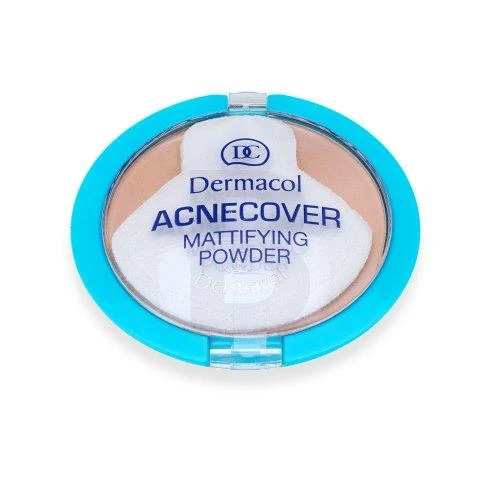 Dermacol Acnecover Mattifying Powder matizuojanti kompaktinė pudra problematiškai odai, atsaplvis: Shell, 11 g
