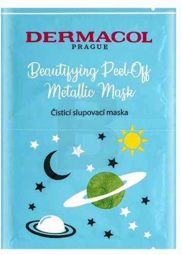 Dermacol Beautifying Peel-off Metalic Mask valomoji veido kaukė moterims, 15 ml