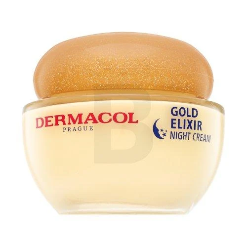Dermacol Gold Eliksyras Night Skin Kreminis moterims, 50 ml