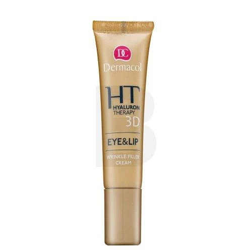 Dermacol 3D Hyaluron Therapy Eye&Lip Wrinkle Filler Kreminis Paakių kremas moterims, 15 ml