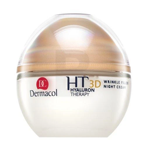 Dermacol 3D Hyaluron Therapy Night Skin Kreminis moterims, 50 ml