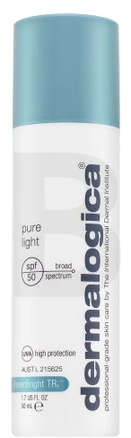 Dermalogica „PowerBright“ be parabenų, plataus spektro apsauginis kremas nuo saulės nuo UV spindulių SPF 50, 50 ml