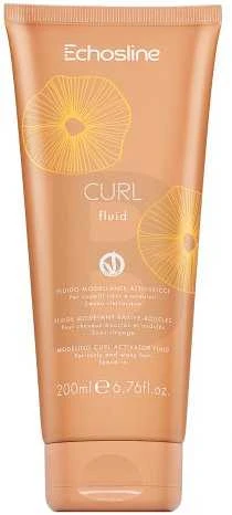 ECHOSLINE Curl Activator Fluid modeliuojantis fluidas garbanotiems ir banguotiems plaukams, 200 ml