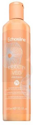 ECHOSLINE Keratin Veg atkuriantis šampūnas dažytiems ir pažeistiems plaukams, 300 ml
