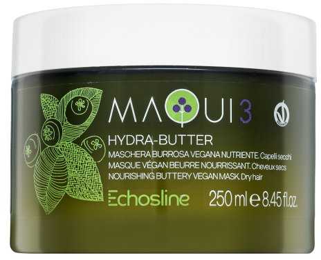 Echosline Maqui 3 maitininantis Buttery Vegan Mask maitinanti kaukė sausiems plaukams, 250 ml
