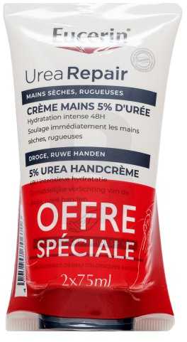 Eucerin Urea Plus Repair 5% rankų kremo rinkinys, 150 ml
