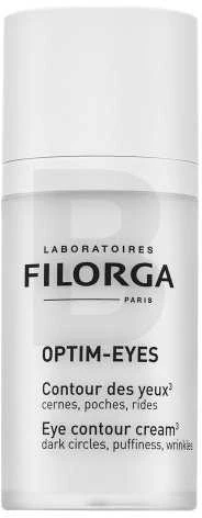 "Filorga Optim-Eyes Eye Contour" paakių priežiūros priemonė nuo tamsių ratilų, paburkimo, raukšlių 15ml