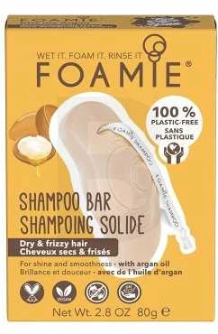 Kietasis šampūnas plaukams Foamie Šampūnas Bar Kiss Me Argan, sausiems plaukams