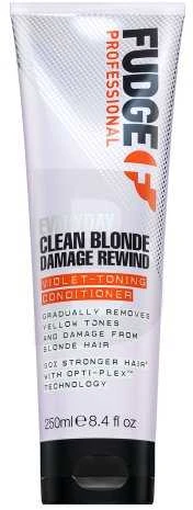 Fudge Professional "Fudge Clean Skirtas šviesiems plaukams Damage Rewind" violetinės spalvos tonizuojantis kondicionierius 250ml