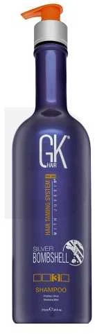 GK hair Global Keratin Sidabrinis Bombshell Hair Šampūnas For Neutralisation Of Geltona Tones, 710 ml