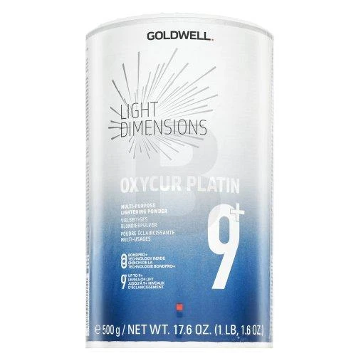 Plaukų šviesinimo milteliai Goldwell Light Dimensions Oxycur Platin 9+ 500g