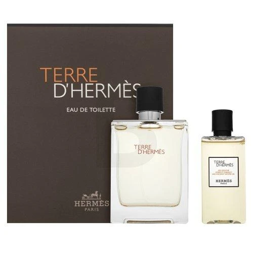 Set Hermes: Terre d'Hermes Eau De Toilette For Men, 100 ml + Terre d'Hermes Dušo želė For All Skin Types, 80 ml