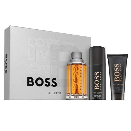 Hugo Boss The Scent rinkinys vyrams (kvepalai EDT, 100 ml + dušo želė 100 ml + dezodorantas 150 ml)