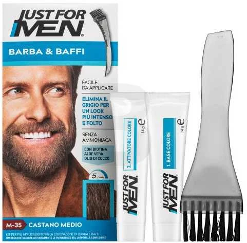 „Just For Men“ ūsų ir barzdos dažai M35 vidutinio rudumo
