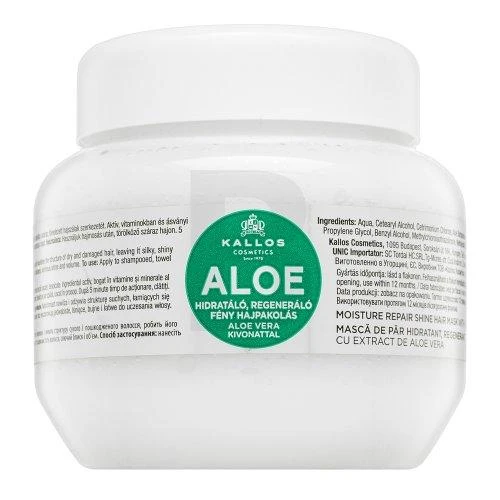 Kallos Cosmetics Aloe Vera Hair Mask moterims, 275 ml