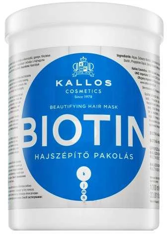 Plaukų augimą skatinanti kaukė Kallos BIOTIN Beautifying Hair Mask 1000ml