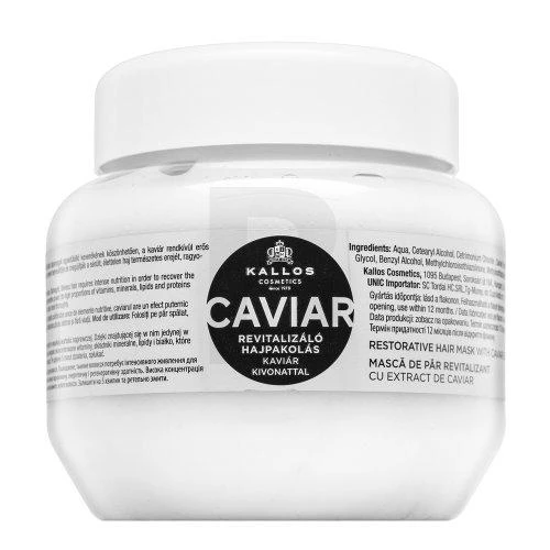Atstatomoji plaukų kaukė su ikrų ekstraktu Kallos CAVIAR Hair Mask 275 ml