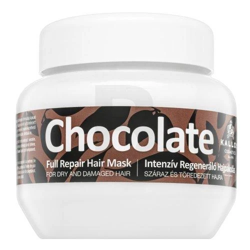 Kallos Cosmetics Chocolate Full Repair Hair Mask kaukė sausiems, pažeistiems plaukams, 275 ml