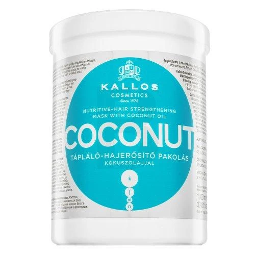 Kallos Cosmetics Coconut Strengthening Hair Mask stiprinamoji plaukų kaukė, 1000 ml