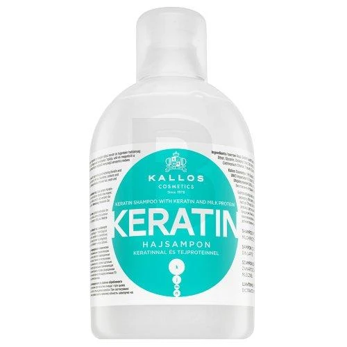 Šampūnas sausiems pažeistiems plaukams Kallos KERATIN Šampūnas 1000 ml