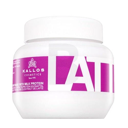 Kallos Cosmetics Latte Hair Mask kaukė sausiems, chemiškai pažeistiems plaukams, 275 ml