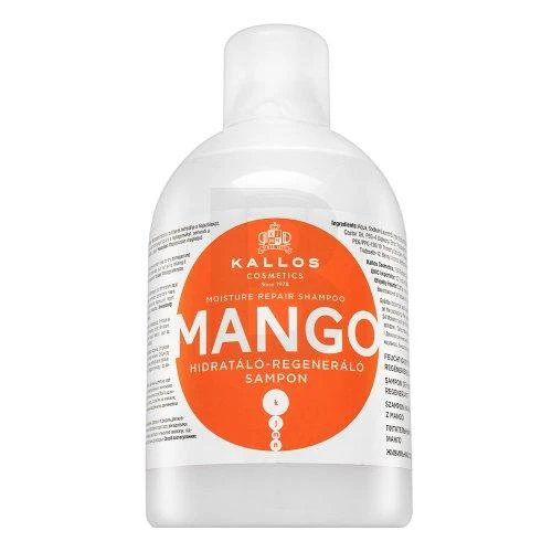 Atkuriamasis plaukų šampūnas sausiems plaukams su mango aliejumi Kallos MANGO Moisture Repair Šampūnas 1000 ml