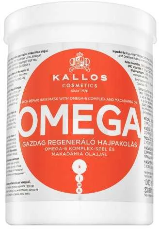 Kaukė sausiems pažeistiems plaukams Kallos OMEGA Rich Repair Hair Mask 1000 ml