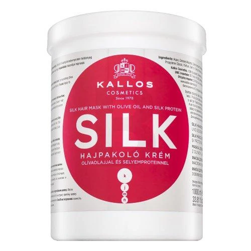 Kaukė sausiems plaukams Kallos SILK Hair Mask 1000 ml