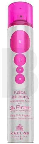Kallos Cosmetics KJMN Silk Protein Extra Strong Plaukų lakas plaukų lakas su šilko proteinu, 500 ml