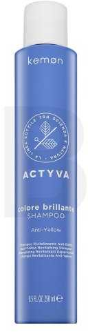Kemon Actyva Colore Brillante Anti-Geltona Šampūnas, 250 ml