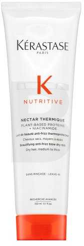 Kerastase Nutritive Nectar Thermique Beautifying Smoothing and Smoothing Blow Dry Milk - Terminis apsauginis pienas nuo slinkimo sausiems plaukams - 0 ml
