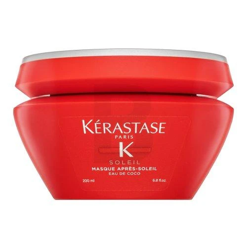 Kérastase Soleil Après-Soleil Eau De Coco Mask gaivinanti kaukė saulės paveiktiems plaukams, 200 ml