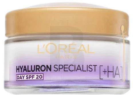 „L'Oréal Paris Hyaluron Specialist Replumping“ drėkinamasis dieninis kremas nuo saulės SPF 20, 50 ml